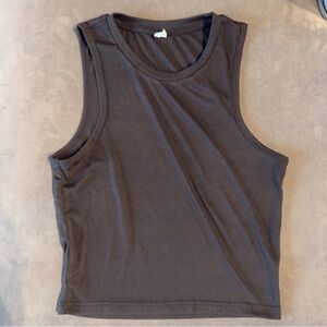 Sleeveless Black Top